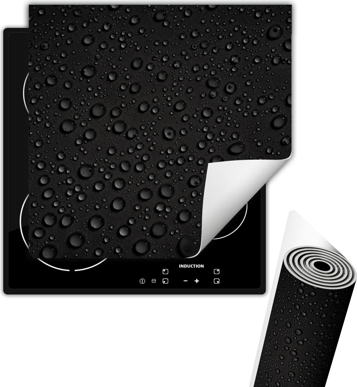 Plaque De Recouvrement Cuisinière Verre Trempé 60x52 Cm Menthe – Protection Induction, Anti-Éclaboussures, Décoration & Planche