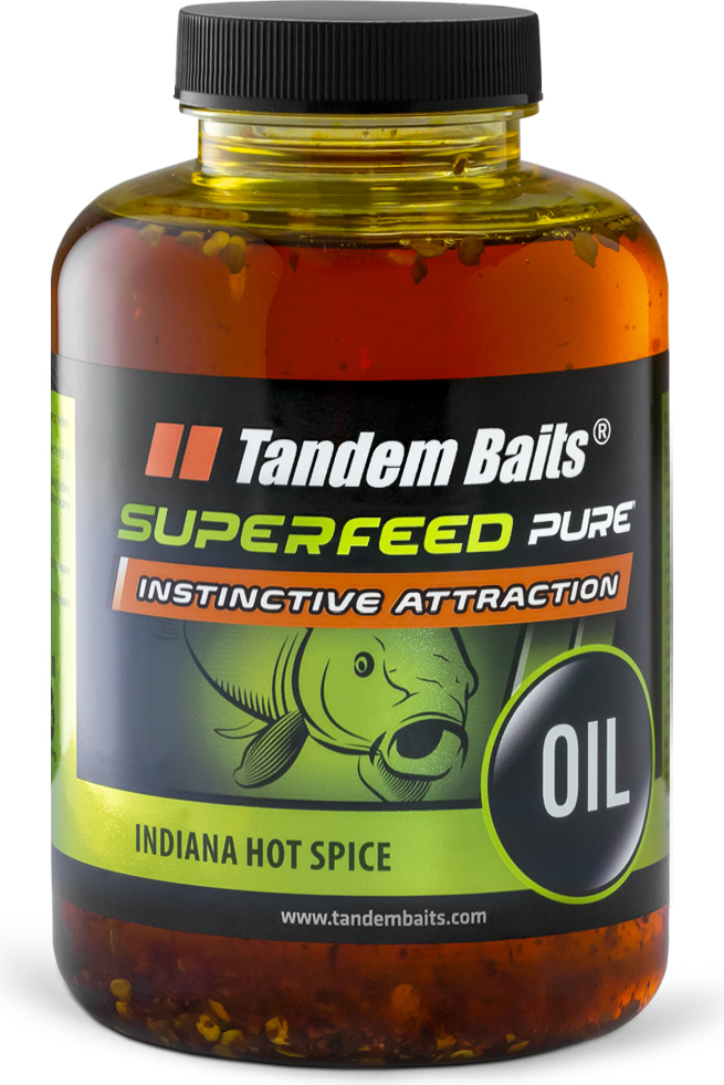 Huile De Poisson SuperFeed Tandem Baits - Attractant Carpe Naturel 500ml - Pour Bouillettes, Pellets, Stick Mix