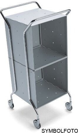 Graepel High Tech hochwertiger WEEL-U Trolley aus lackiertem Stahl, Farbe Graepel:Gelb GH001054-5