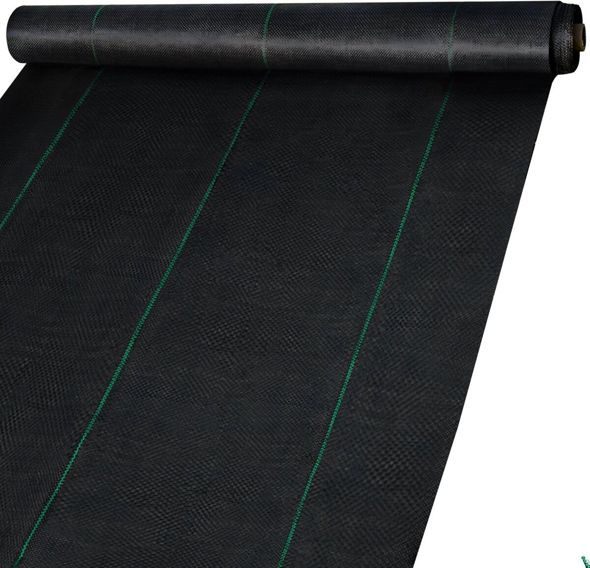 VEVOR 6 x 300 ft strapazierfähige PP-gewebte Unkrautbarriere für die Bodenabdeckung im Gartenbereich, 2,4 oz