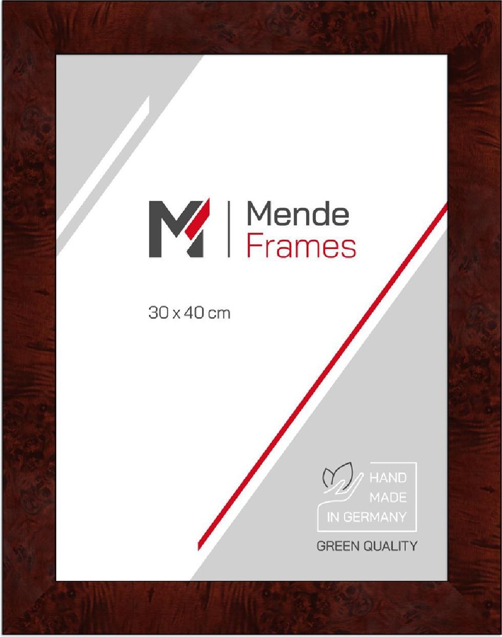 MendeFrames-Fotorahmen aus Holz mit Wurzelverzierung, 40 x 60 cm, Acrylglas H14E-098-040-060K-00