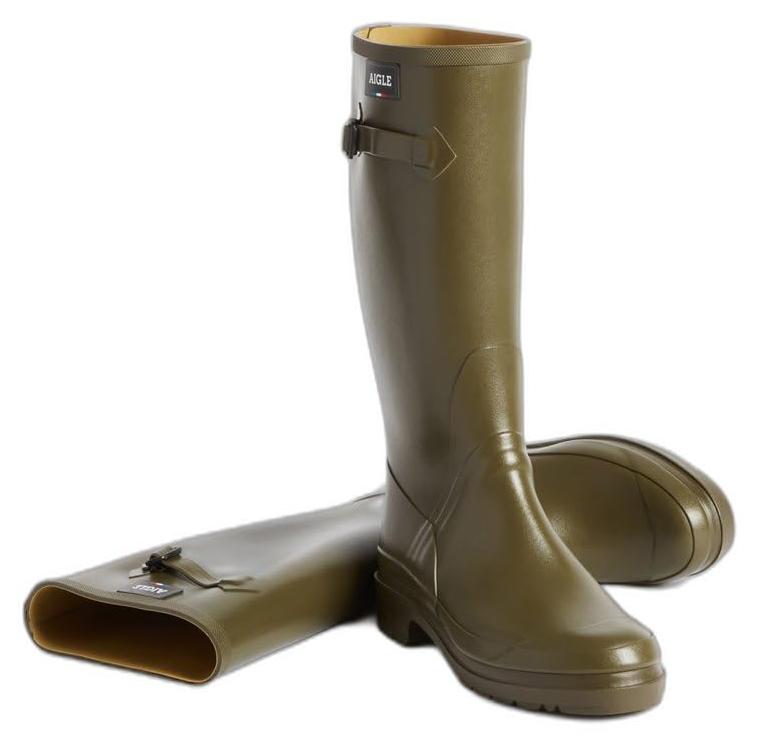Aigle Herren Cessac Rain Boot, Khaki, 39 EU