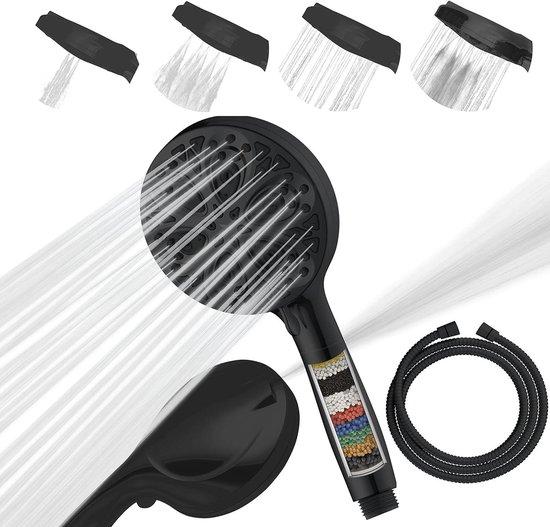 OEM Schwarze Dusche mit Filter und 10 Einstellungen, Luxus 2026