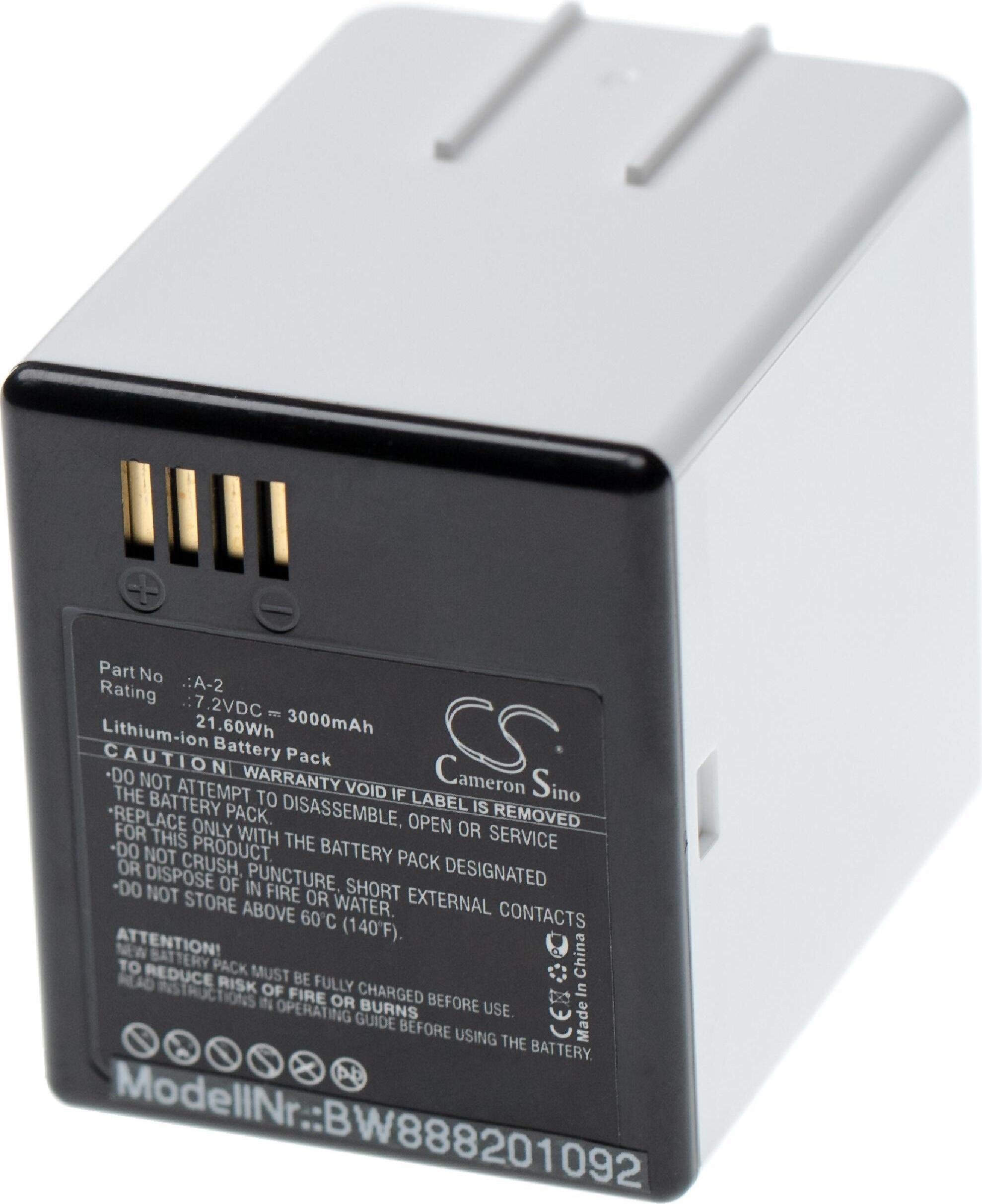 vhbw Akku Ersatz für Arlo A-2 für Knopfkamera, getarnte Kamera (3000 mAh, 7,2 V, Li-Ion)