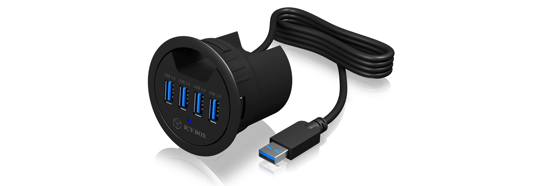 ICY BOX ICY BOX IB-HUB1403 - Hub - 4 x SuperSpeed USB 3.0