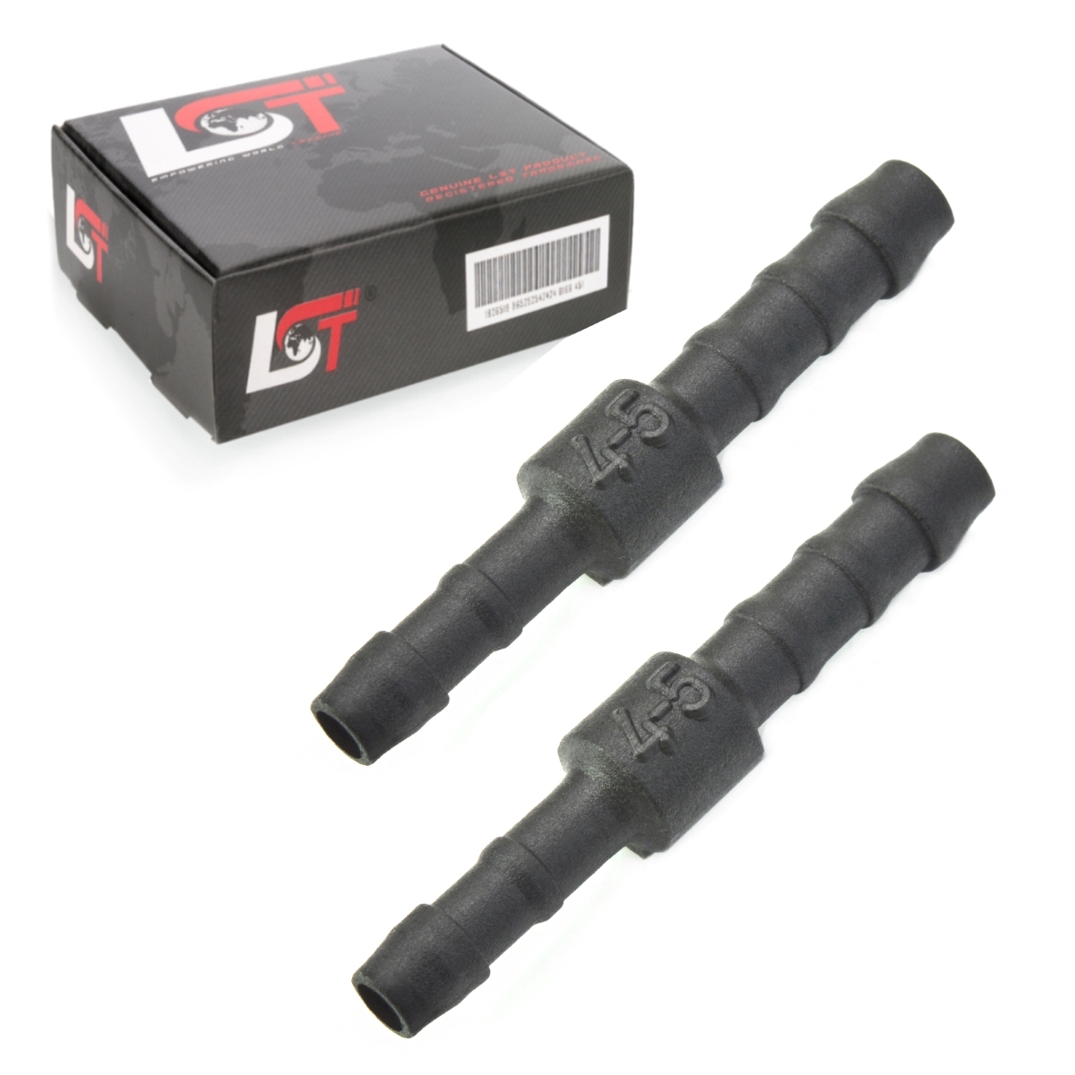 LST 2x Verbinder Verbindungsstück für Rohr und Schlauchverbindungen Ø 4-5 mm CL-00396 x2