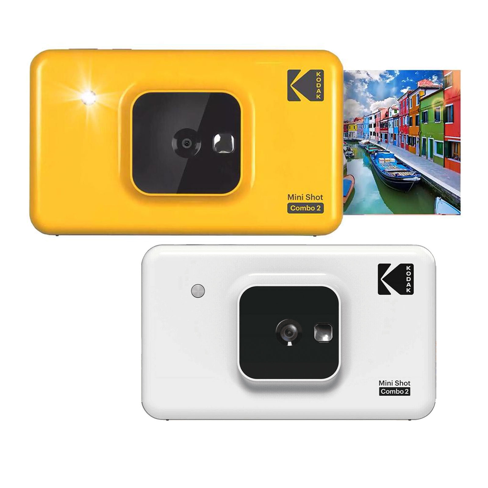 Kodak Mini Shot Combo 2 yellow, 53,4 x 86,5 mm, CMOS, Gelb, Filter, Rahmen, Pass-Fotodrucktechnologie, 10,2 MP 5525010