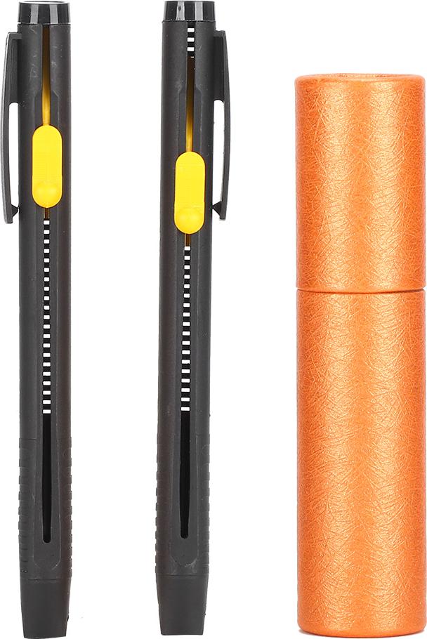 Cocosity 2x Wei?e N?hmarker-Stifte mit 20x Kreide-Stoffmarker Verschwindender Bleistift Multifunktionaler N?hkreide-Schneider Nachfllbares Kreidestift-Patronen-Set Schneider-Stoffmarker