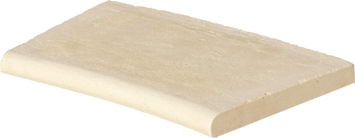 Weserwaben Poolumrandung Beckenrandstein Solum Element mit Innenrundung für Radius 175 cm Champagne 50 cm x 31 cm x 3,2 cm 172117
