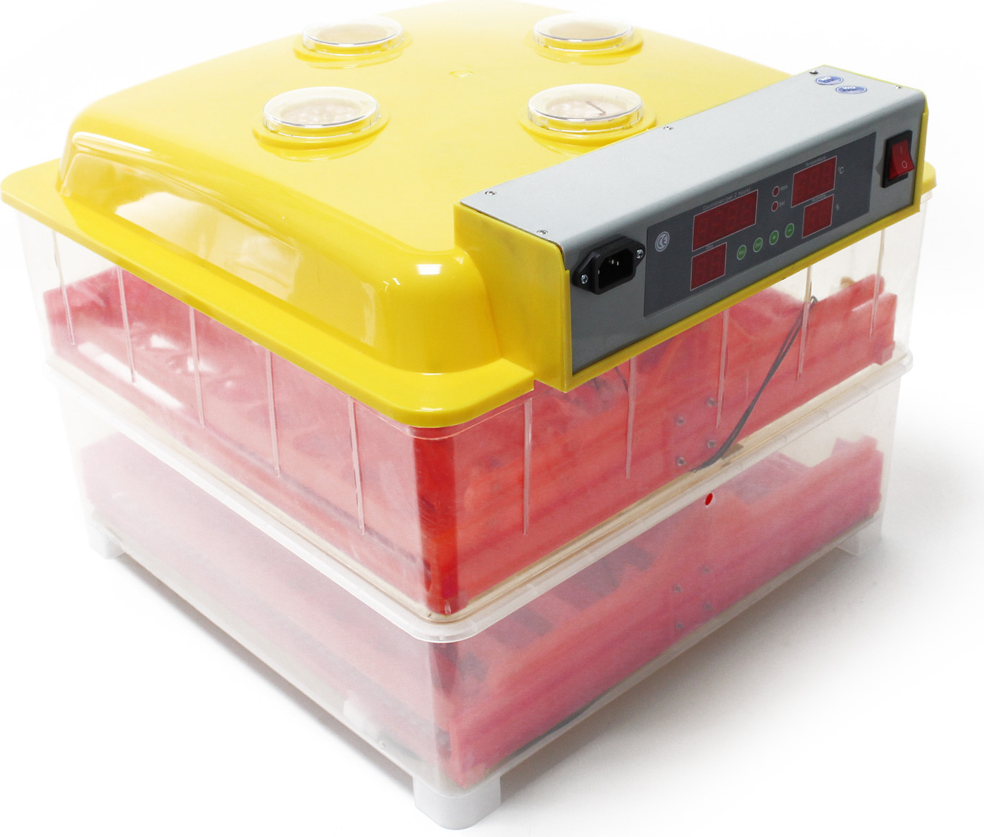 Wiltec Automatische Brutmaschine für 72 Eier, Inkubator mit vollautomatischem Wendesystem, Brutautomat mit Temperatursteuerung und Feuchtigskeitsregulierung, Brutkasten zum Eier ausbrüten 51273