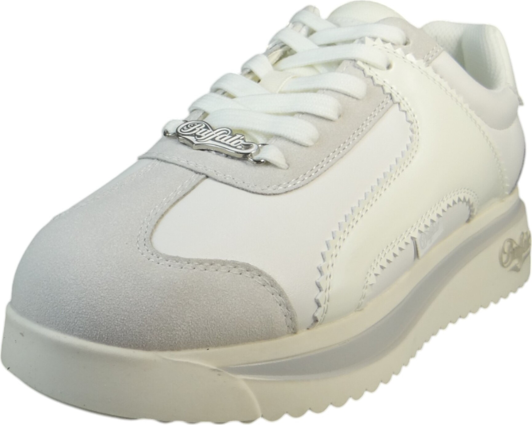 Buffalo Malibu - Weiß / Cream Kunstleder : Normal : 40 Größe: 40 Weite: Normal