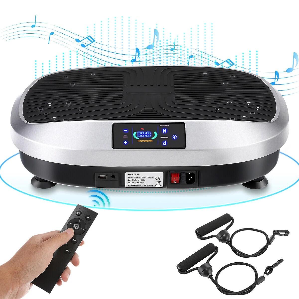 bedee Vibrationsplatte, Fitness Vibrationsgerät, Vibrotrainer, Vibro Heimtrainer Body Shaper, für passives Training, Fettabbau und gezielte Fettreduktion