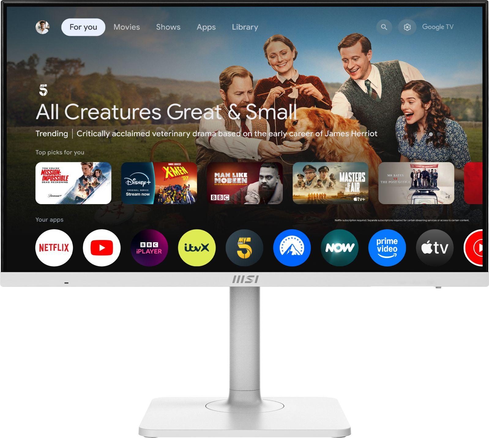MSI MODERN MD272UPSWDE, 68,6 cm (27"), 3840 x 2160 px, 4K Ultra HD, 4 ms, Biela