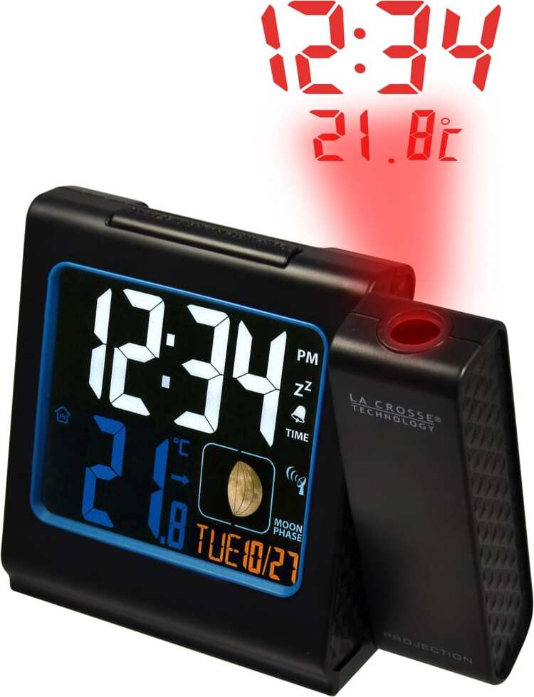 La Crosse Technology LA CROSSE Wecker 13,3x11 cm Schwarz 432687