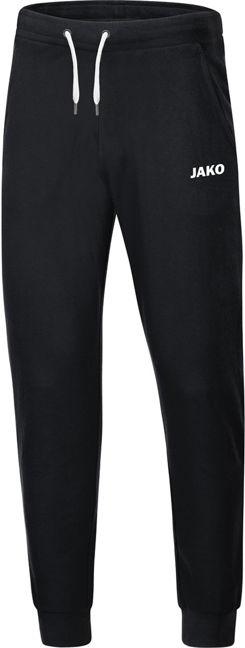 JAKO Pantaloni Jogging Uomo Base Con Polsini - Grigio Chiaro 4XL - Cotone Biologico - 2
