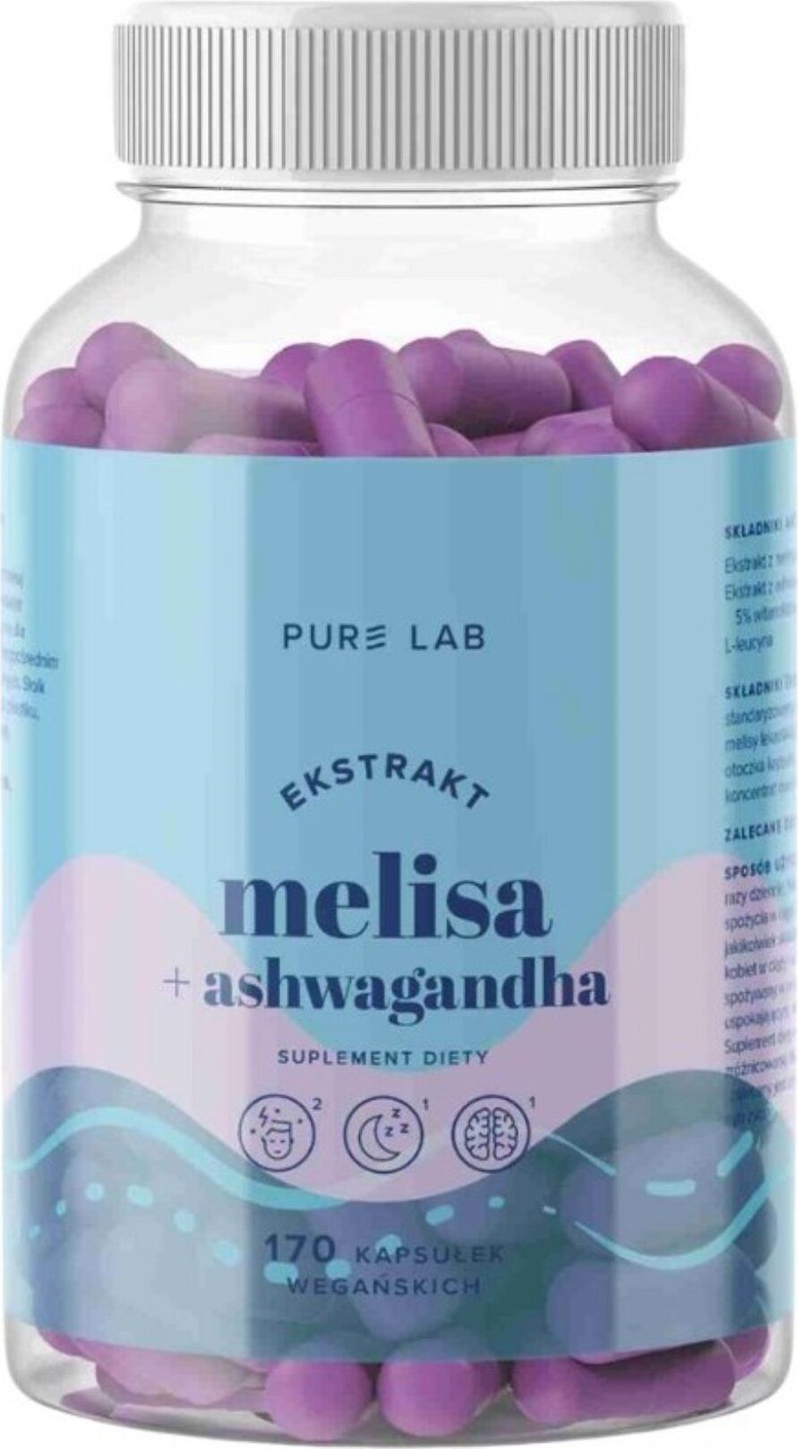 Pure Lab Zitronenmelisse und Ashwagandha-Extrakt BI9393