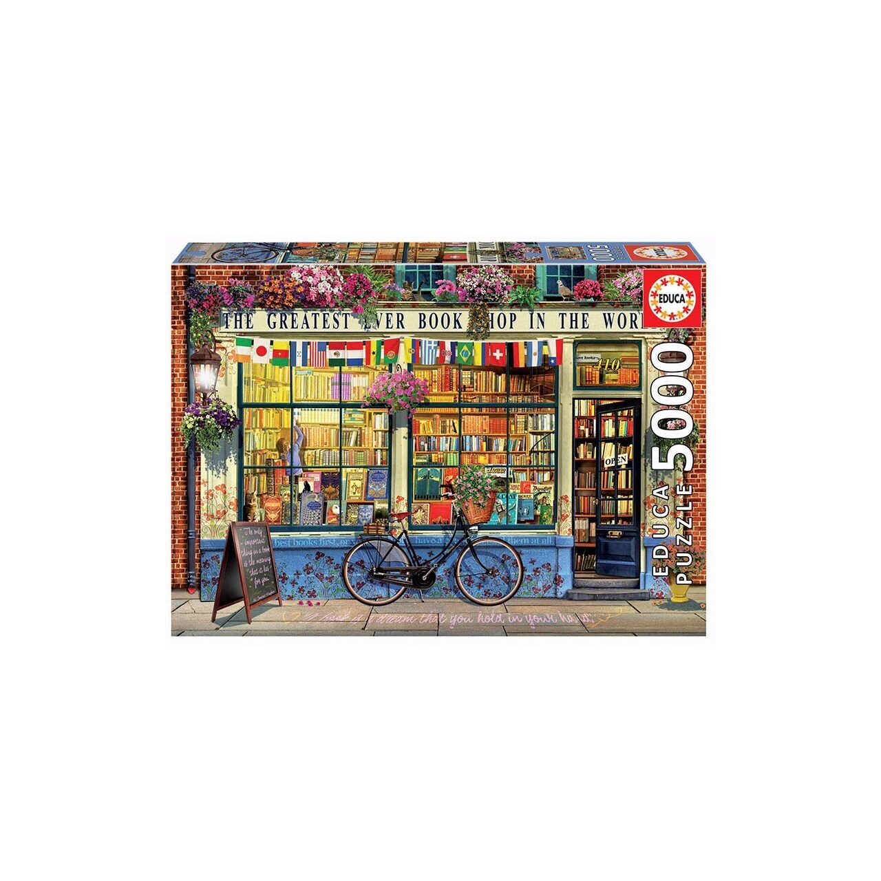 Educa Puzzle - Bookshop in the World 5000 Teile 18583