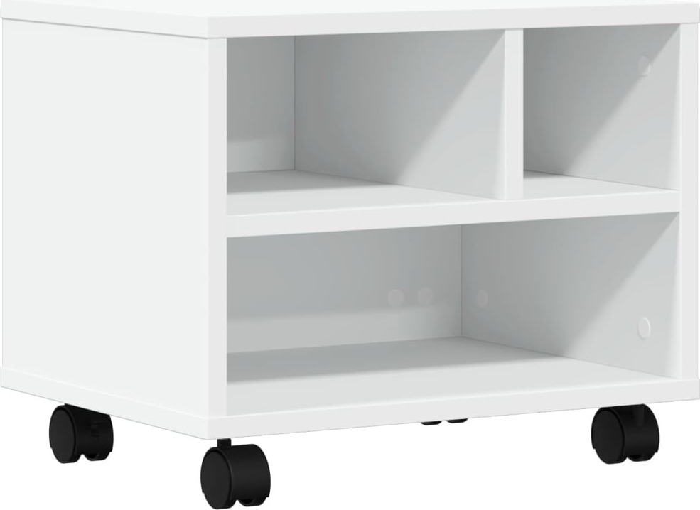 Tennis De Table Meuble Cricut VidaXL Support D'imprimante Avec Roulettes Gris Béton 60x48x74 Cm | VidaXL .be Meuble Pour Imprimante Table Ronde Extensible