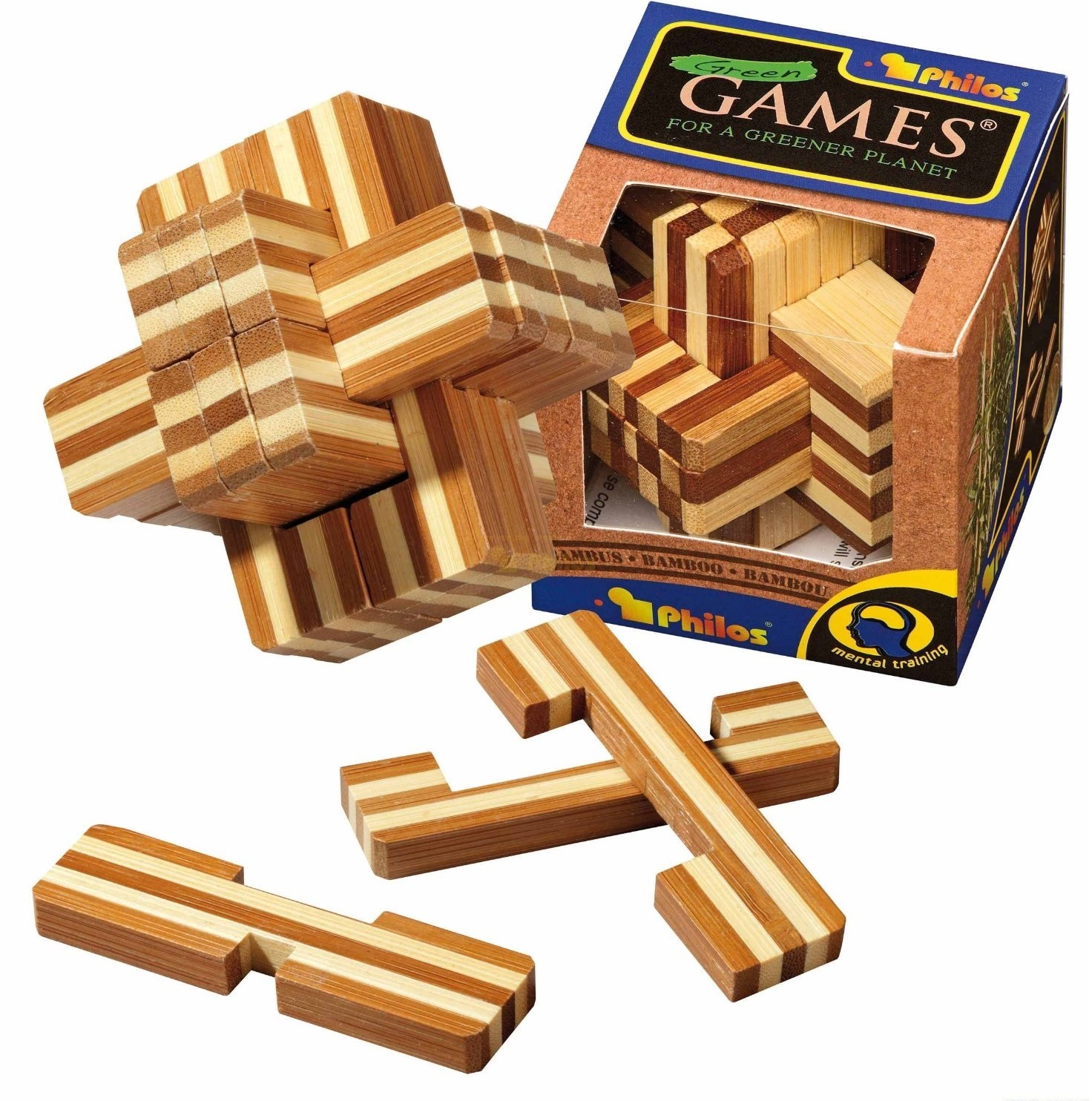 Philos-Teufelsknoten-Puzzle, Bambus PHI-6061