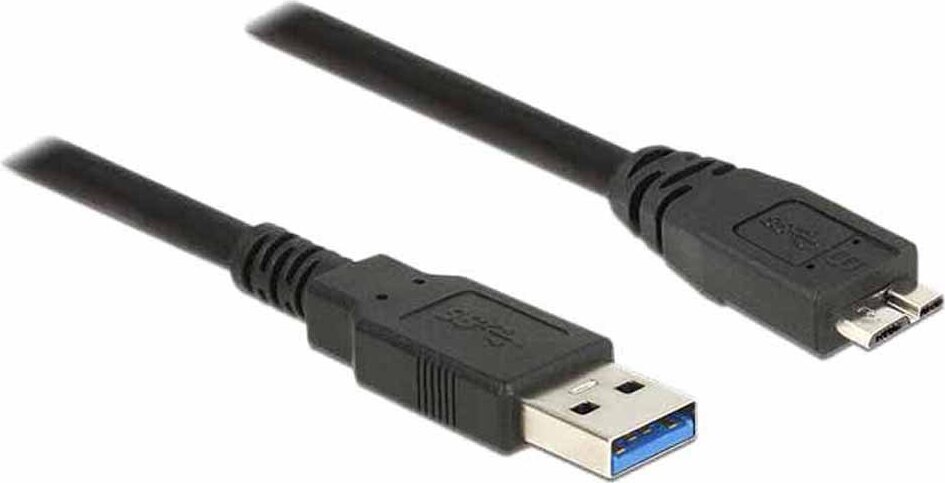 DELOCK USB Kabel USB3.0 A -> Micro-B St/St 0.50m schw DELOC-85071