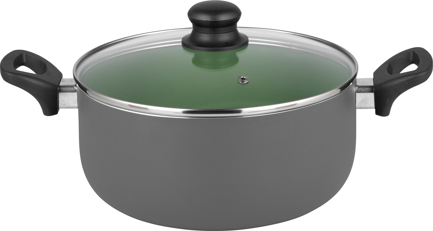 Topf mit Glasdeckel Lara Grün Michelino 28114