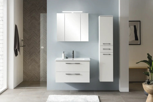 Hochschrank Möbelpartner Maxim BxHxT 32.7x159.1x35.3 cm mattweiß 154805