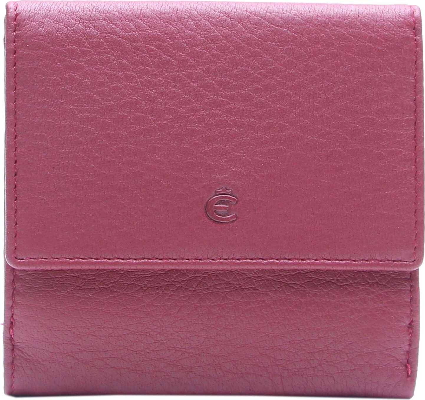 Esquire Leder Wiener Schachtel Deer Wiener Wallet Red dunkelrot 0039-09-11