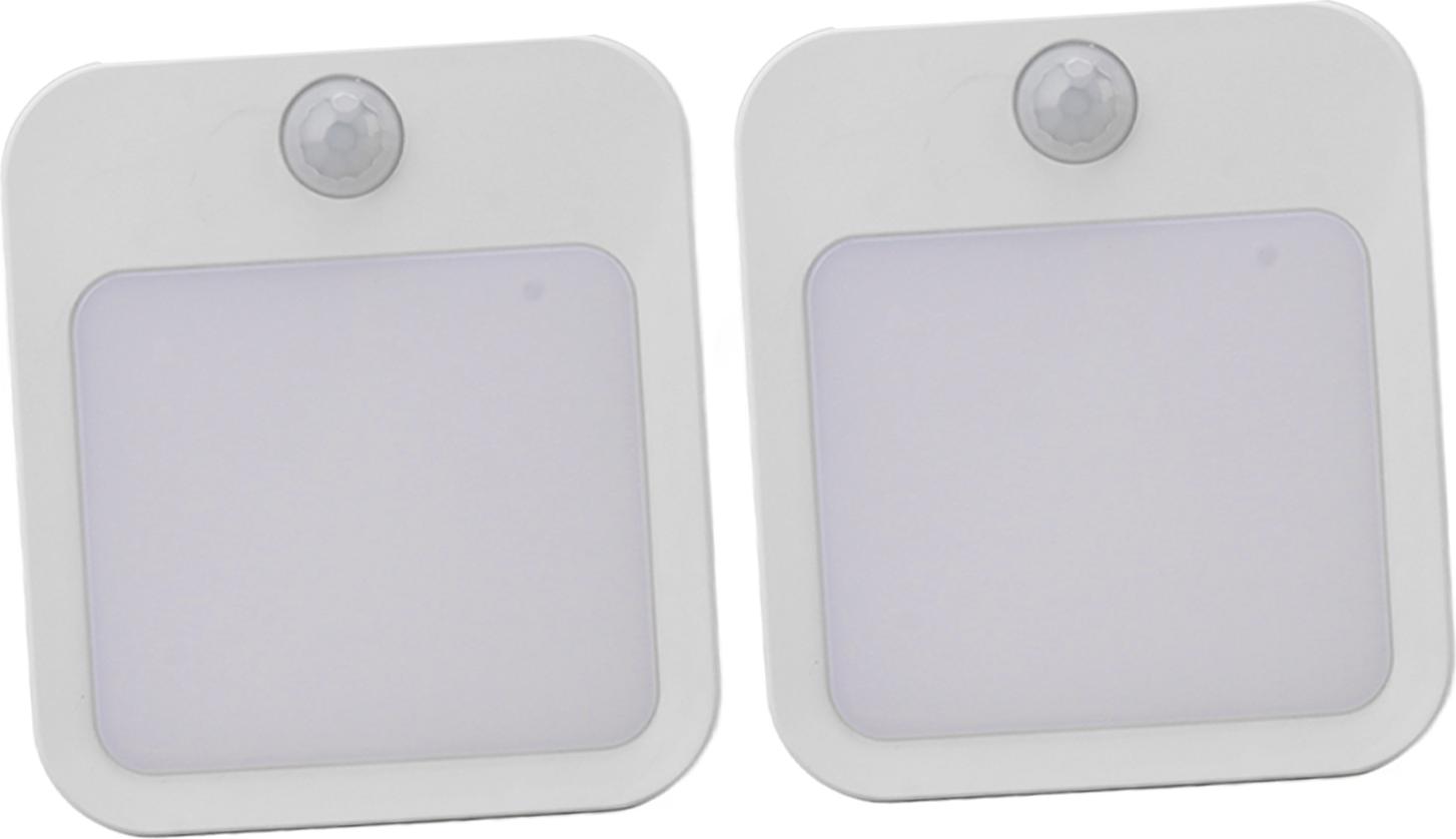 2ks Nočné svetlo so snímačom pohybu Mini teplé biele LED nočné svetlo s nastaviteľným jasom