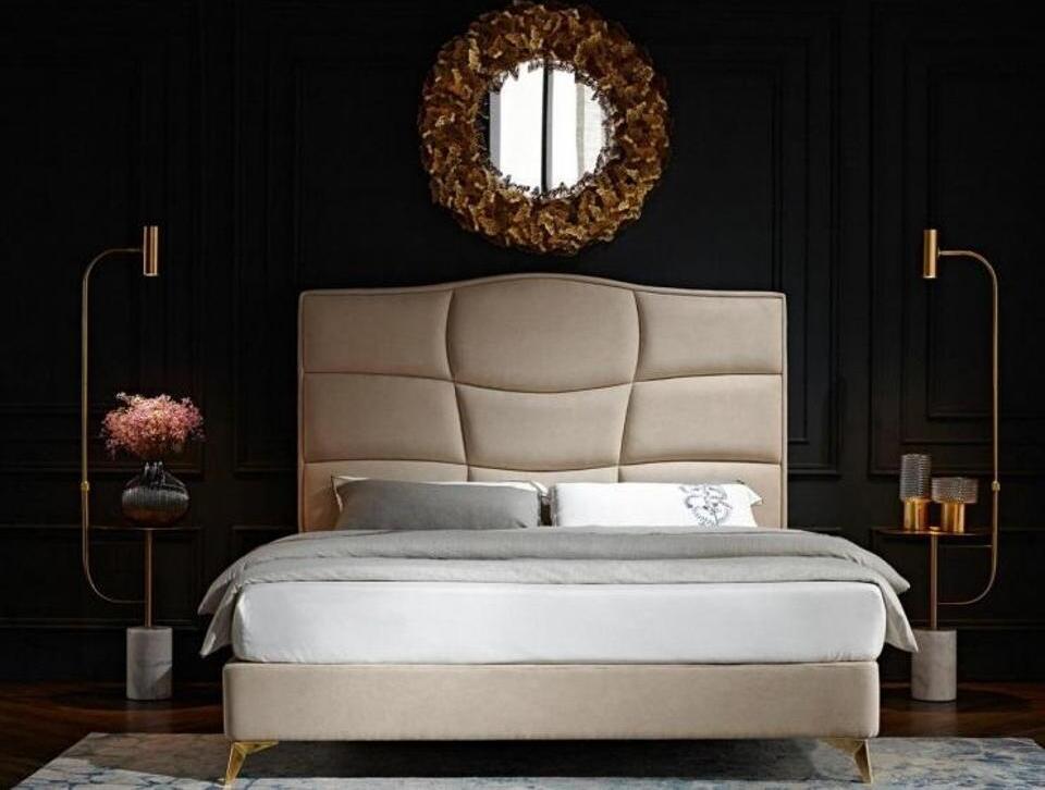 Schlafzimmer Doppelbett 180x200cm Luxus Bett Betten Neu