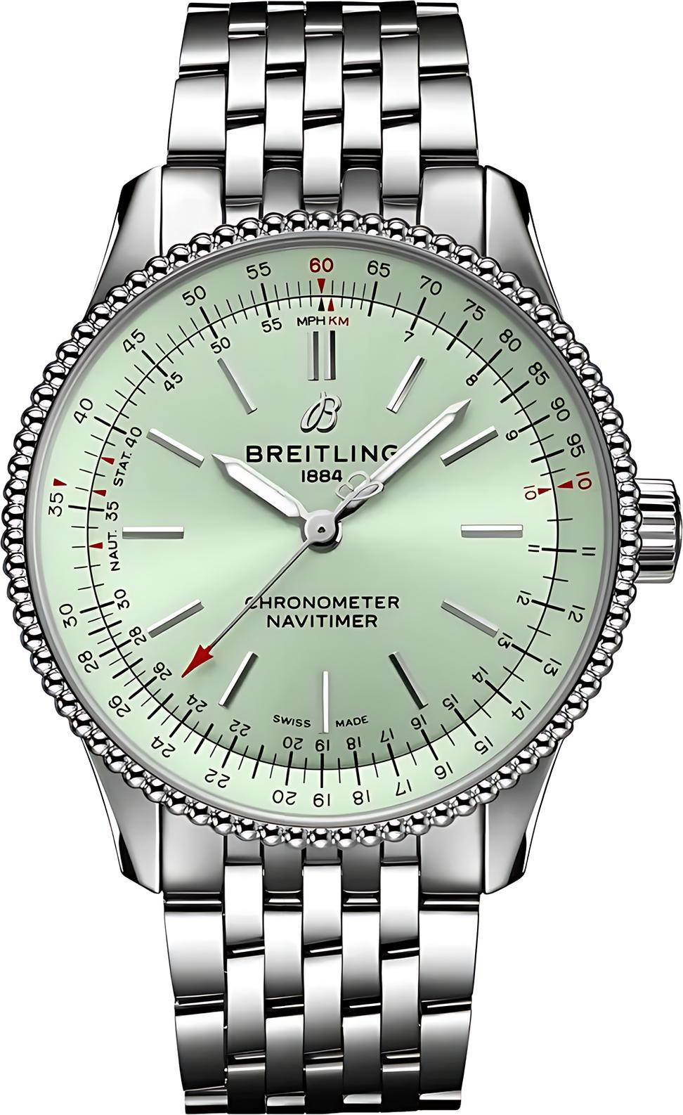 Breitling Navitimer 35 mit Edelstahl Armband A17395361L1A1