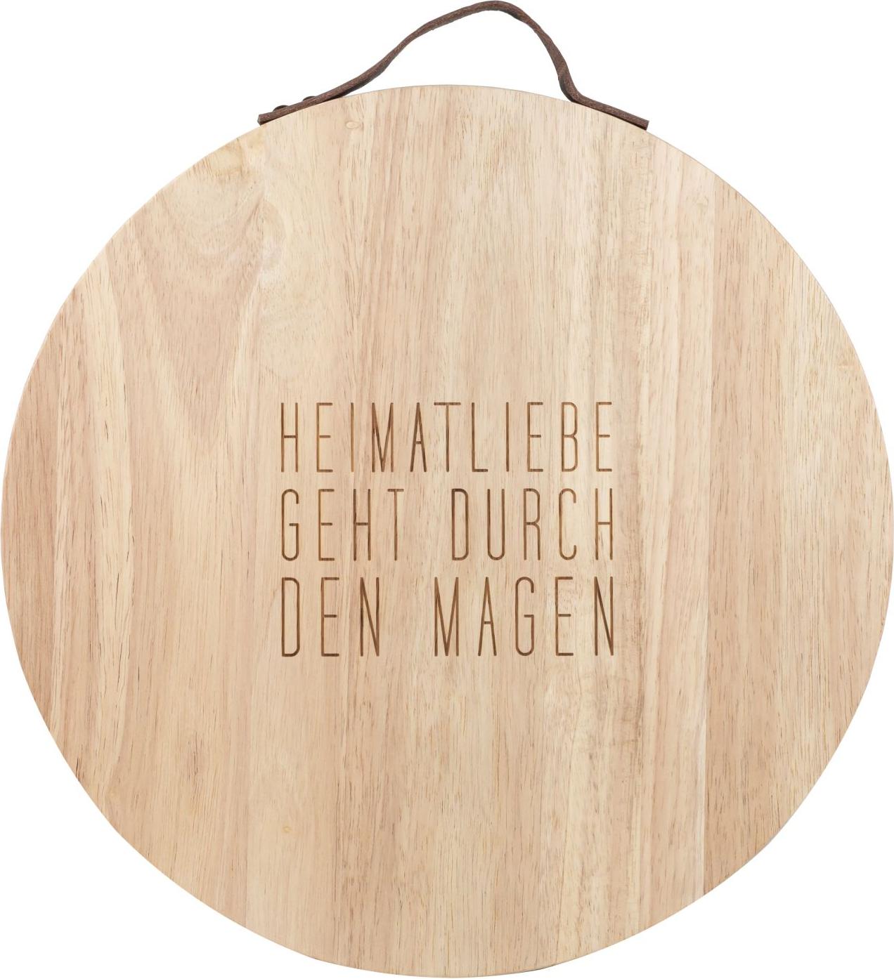 Räder Schneidebrett Heimatliebe geht durch den Magen D.34,5cm