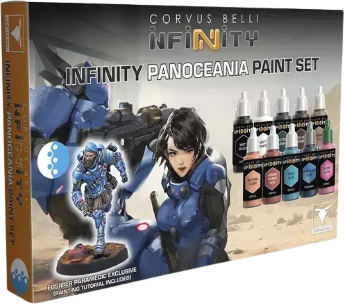 Corvus Belli Infinity PanOcenia Paint Set Fusilier Paramedic Exclusive INF281249
