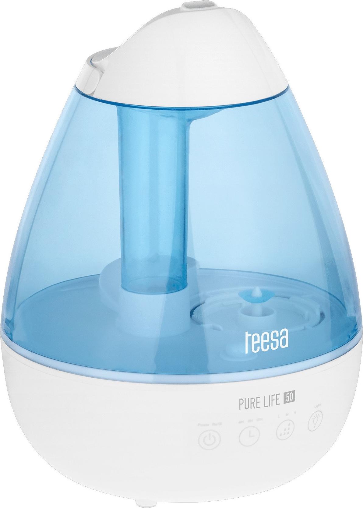 Ultrazvukový zvlhčovač vzduchu 2,2 l tichá účinná LED lampa 7 farieb