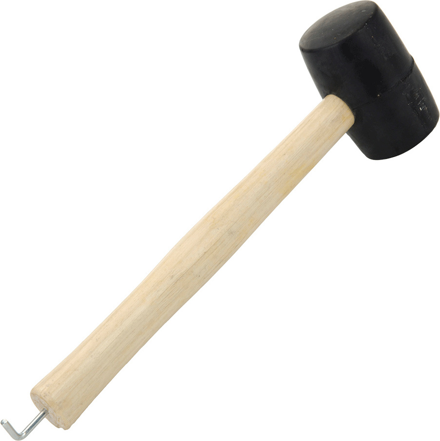 SummerPlay Gummicampinghammer mit Holzgriff