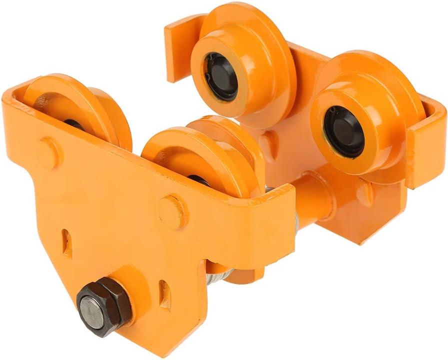 Markenlos Handrahmen für Luftwerkzeuge bis 1000 kg mit 64 mm - 203 mm Flanschbreite - handbediente Laufkran - Schiebebalken für Laufkran - Unterflansch Laufkran.