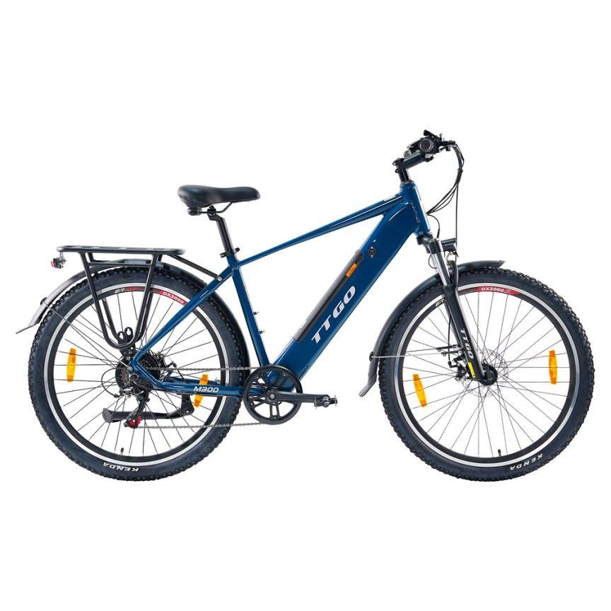 27.5'' elektrický bicykel E-Moutainbike 36V 20Ah E-Bike Pedelec Unisex 7Gang E-MTB E-Citybike, elektrický bicykel 25KM/H pre ženy a mužov od 170 cm Blue