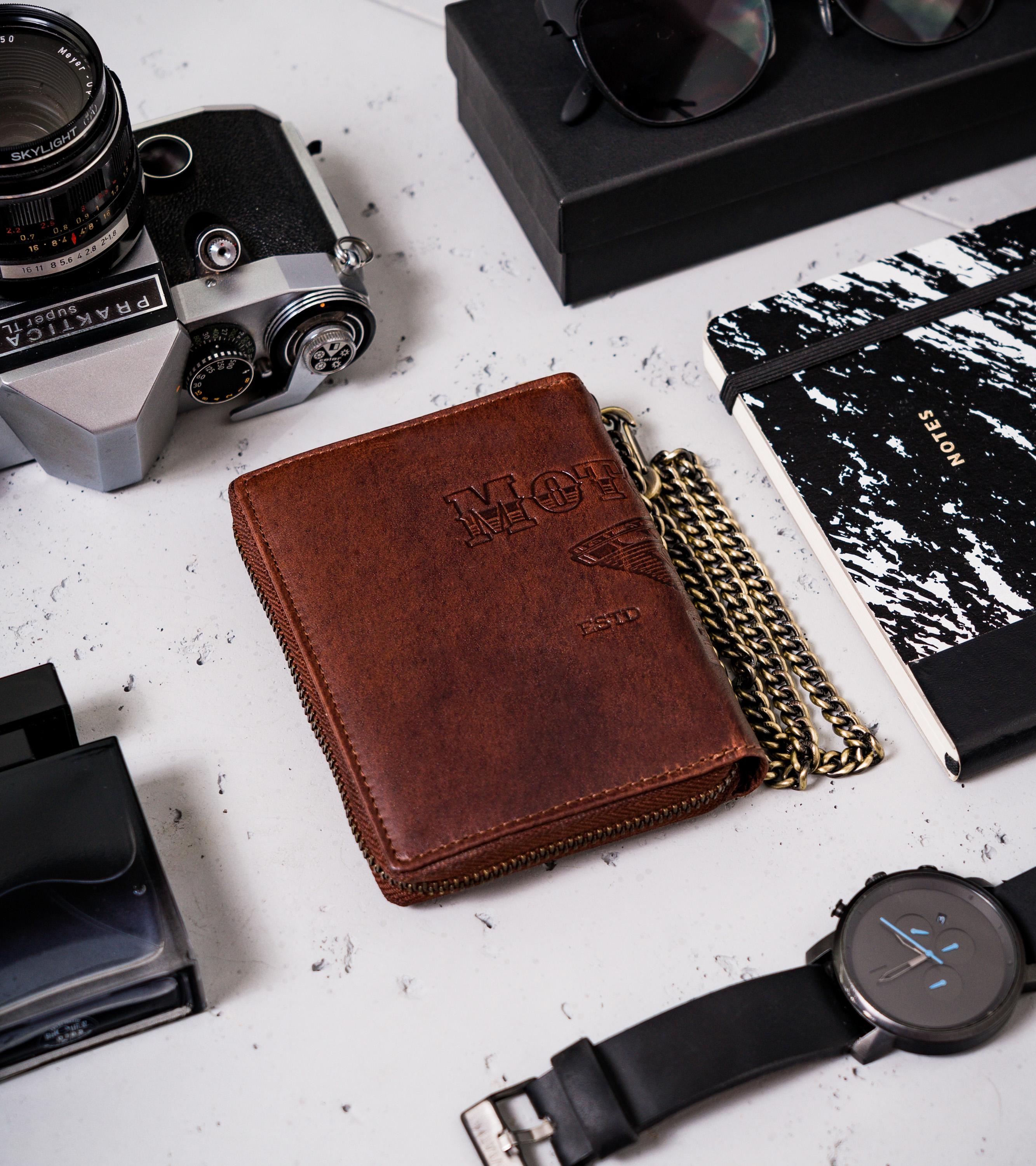 Herren Lederbrieftasche PTN N4C-09-HWM-1308