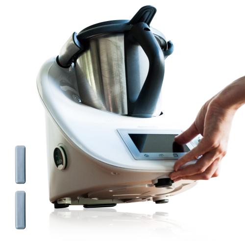 mixcover neviditeľný klzák pre kuchynský robot Thermomix TM6 TM5 - samolepiaca, účinná a cenovo dostupná alternatíva klznej dosky