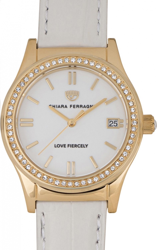 Dámske náramkové hodinky CHIARA FERRAGNI R1951102502 v bielej farbe, Fashion