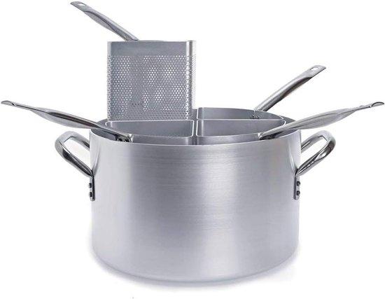 OEM Aluminium-Kochtopf mit Deckel - Gleichmäßiges Kochen - 30 Liter - Silber - 3 mm dick 2026