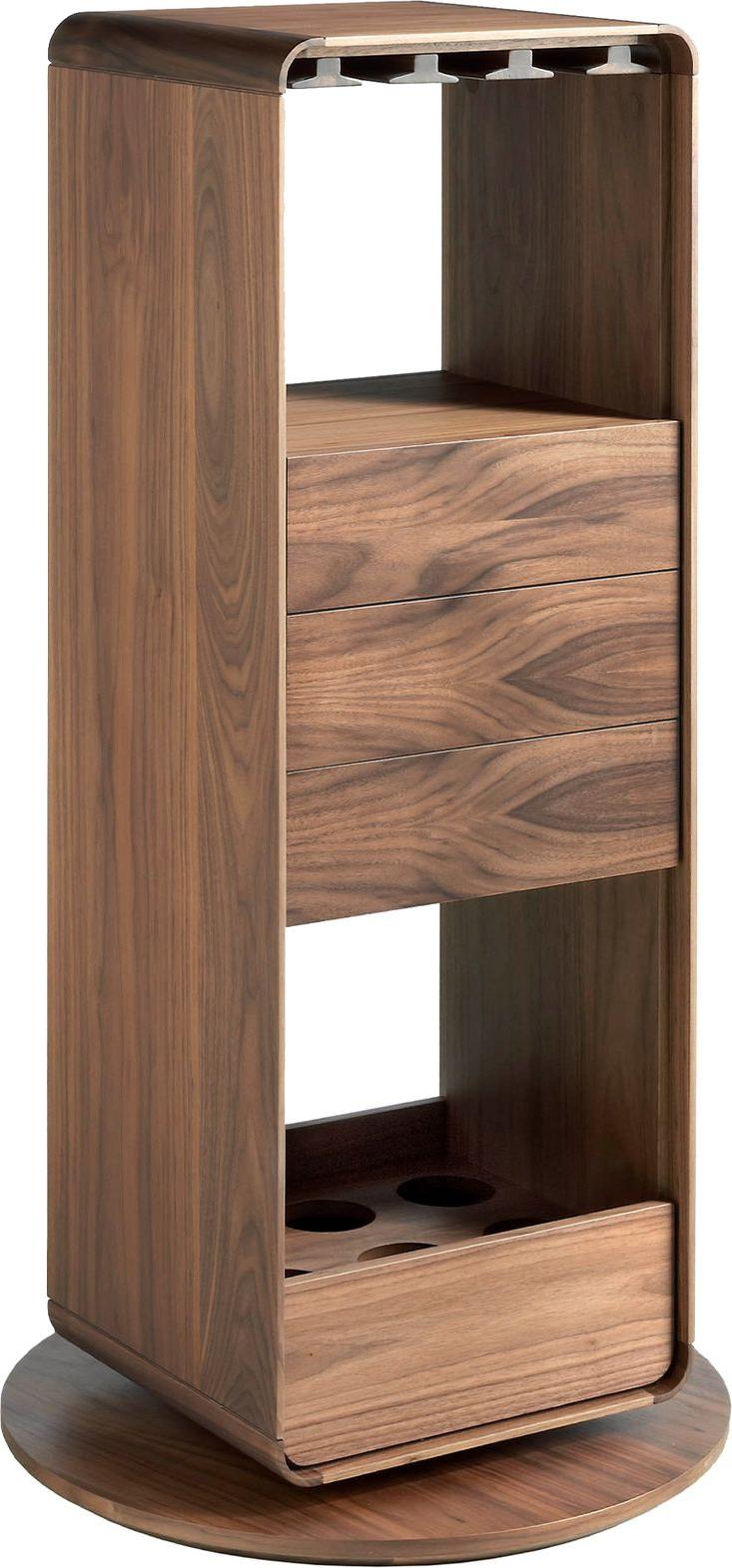 Ángel Cerdá Angel Cerdá Drehbarer Barschrank aus Nussbaum 3115