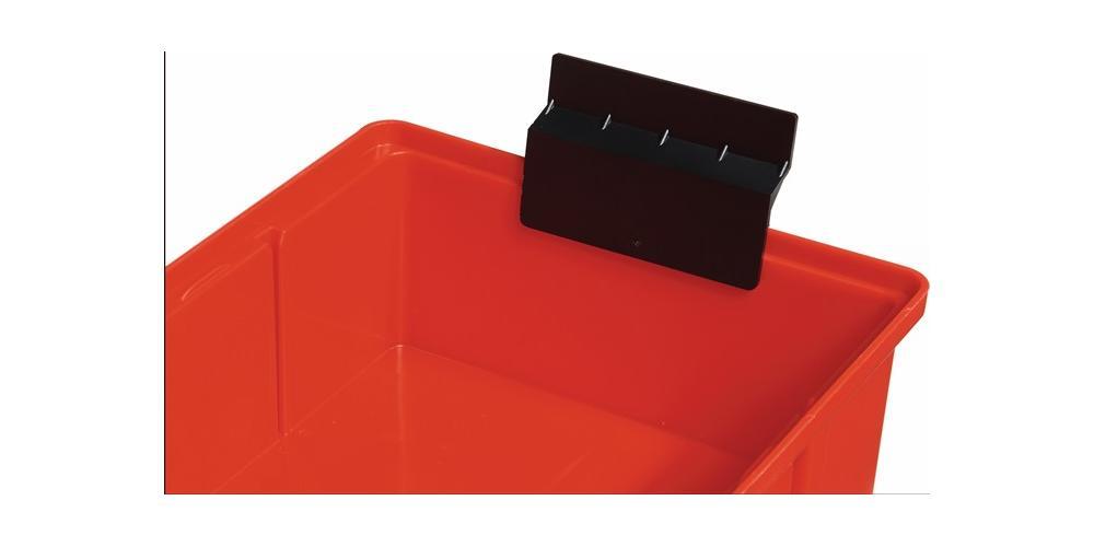 Auszugsperre f.Regalkasten B.93/152/186mm schwarz PP LA-KA-PE VKB SPERRE-25