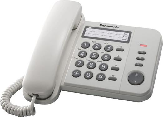 Panasonic KX-TS520, DECT-Telefon, Weiß KX-TS520FXW