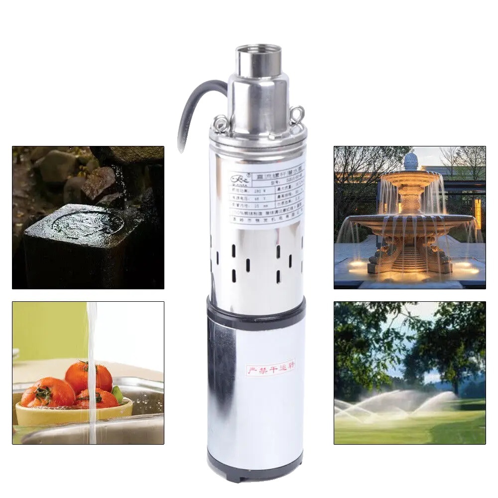 Ponorné solárne čerpadlo na vodu, výkon 280 W, prietok 16 l/min