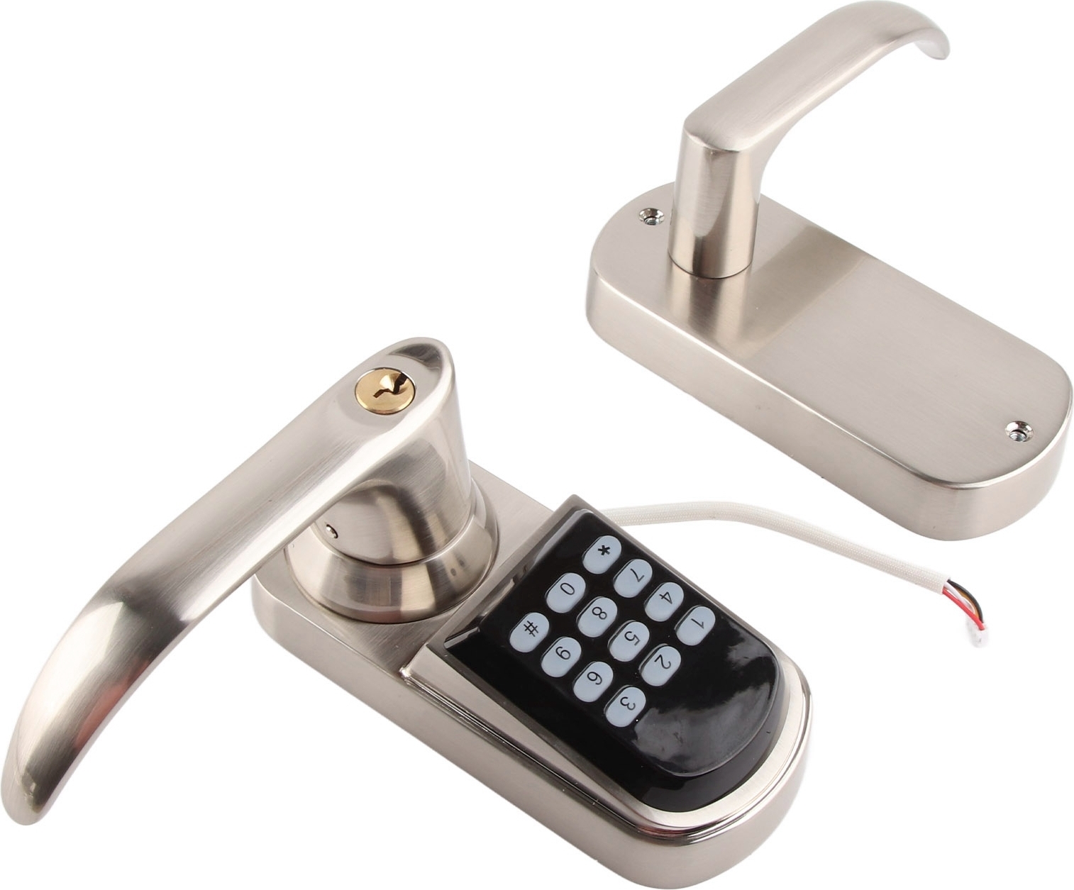 Cocosity Smartes Türschloss,Intelligentes elektronisches Schloss,Elektronisches Induktionsschloss,Fingerabdruck-Passwortschloss,Türbeschläge,Türzubehör