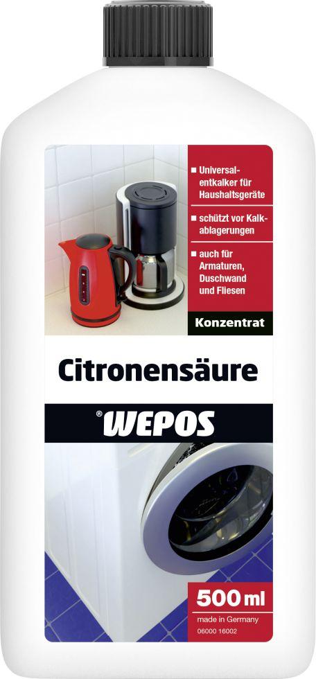 Wepos Citronensäure 500 ml 2000101432
