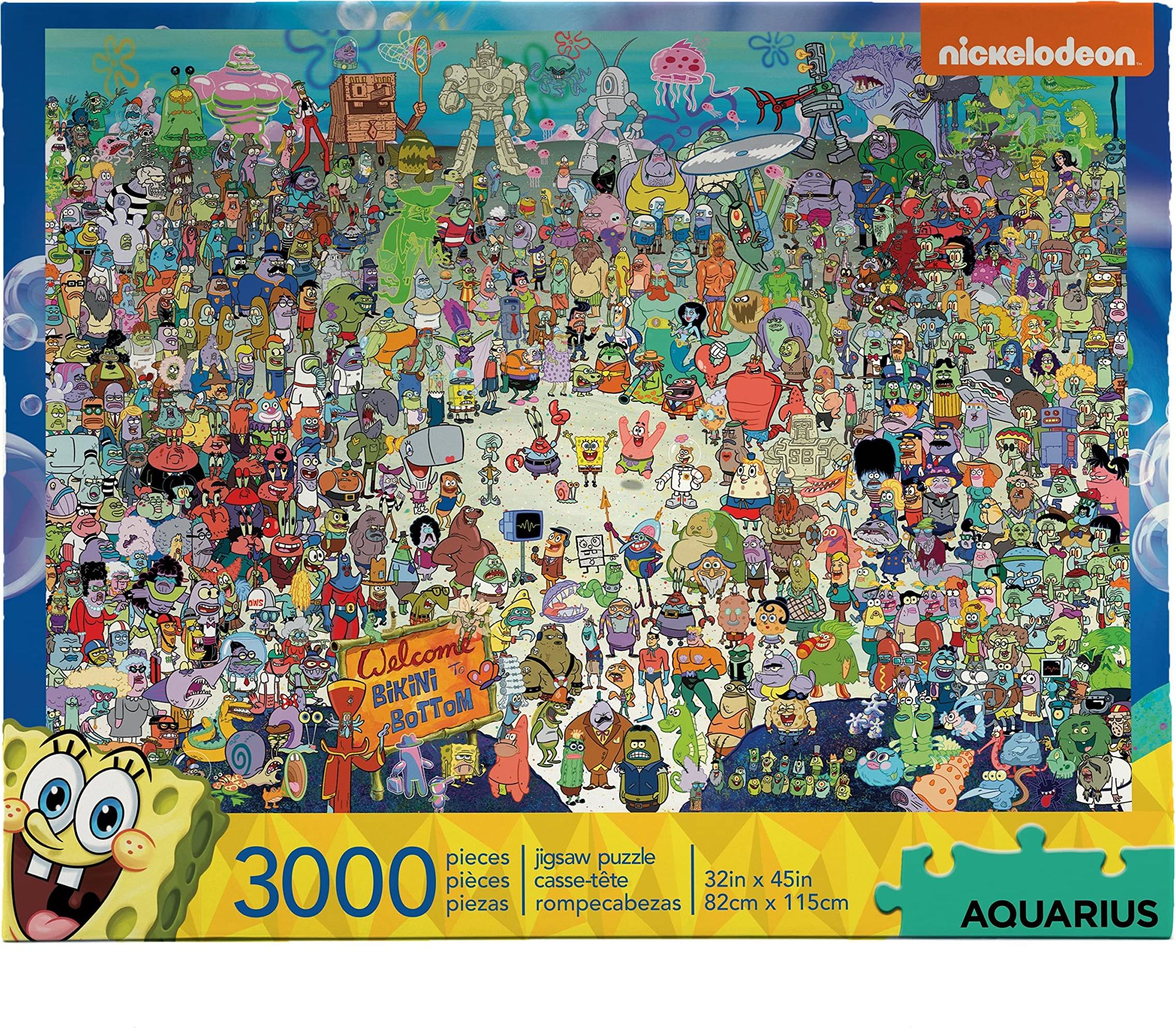 Educa Spongebob Puzzle-Set – 2x 48 Teile Für Kinder Ab 3 Jahren