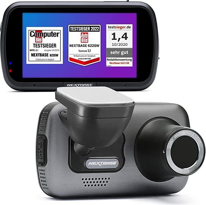 NEXTBASE 3 Dashcam 140° 4K Autokamera 30 60 120fps Parkmodus Akku Nachtsicht Handy-Anbindung Bluetooth Wi-Fi GPS