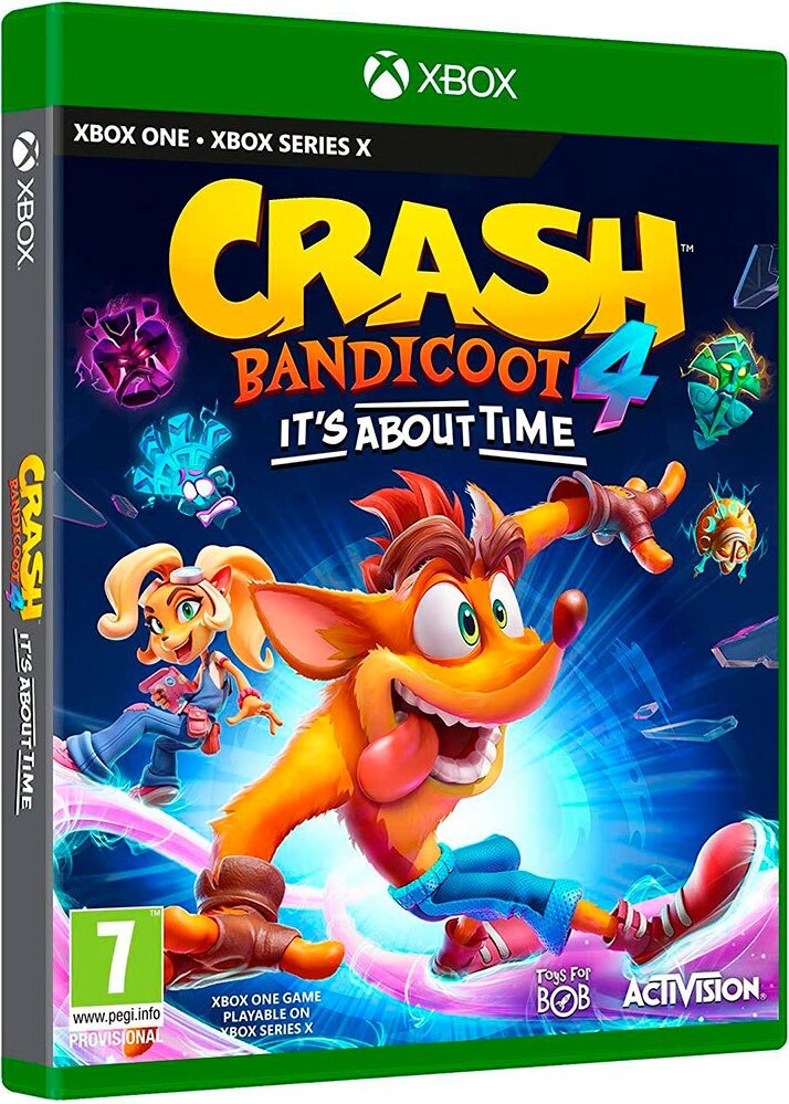 Xbox Original Xbox Games One Crash Bandicoot 4 It´s About Time PAL PAL