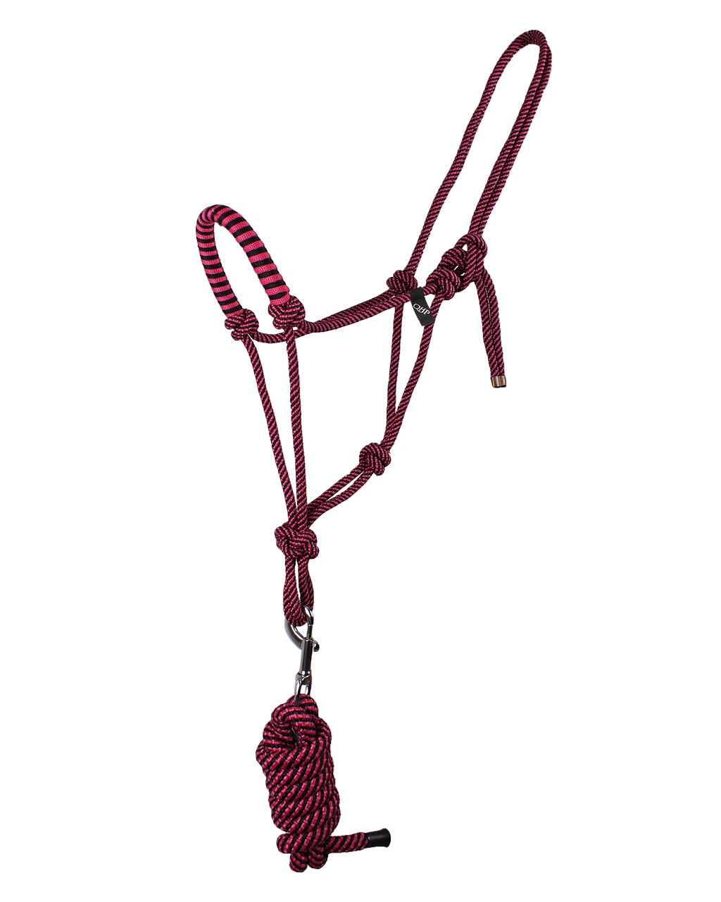 QHP Knotenhalfter-set Raspberry Cob